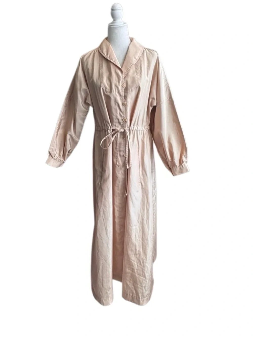 Carol Cohen Braefair Vintage 60’s 70’s Long Trench Coat Lightweight